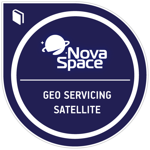 Nova Space GEO Servicing Satellite badge