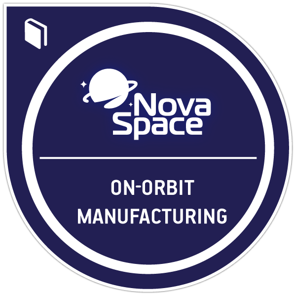 Nova Space On-Orbit Manufacturing badge