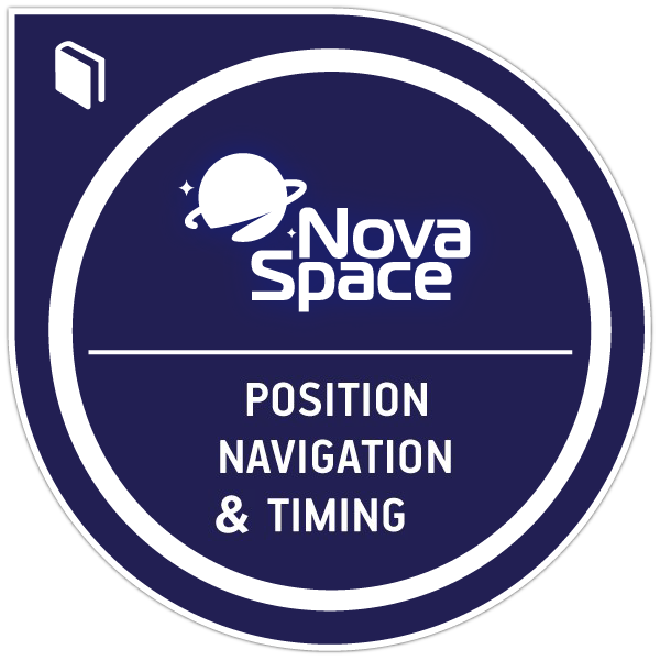 Nova Space Position, Navigation, and Timing badge