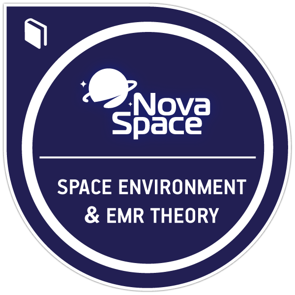 Nova Space, Space Environment and Electromagnetic Radiation Theory badge